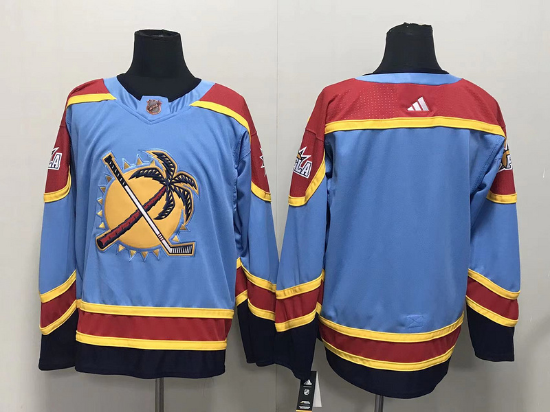 Men's Florida Panthers Blue Blank Jersey